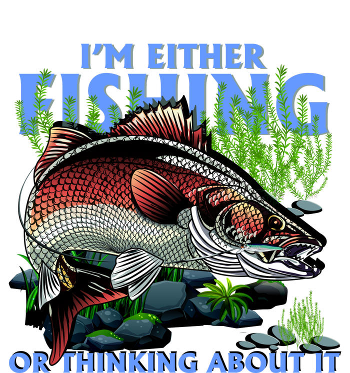 Funny Fishing Or Thinking About It T-Shirt