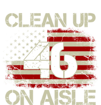 Vintage Old American Flag Patriotic Clean Up On Aisle 46 Gift T-Shirt