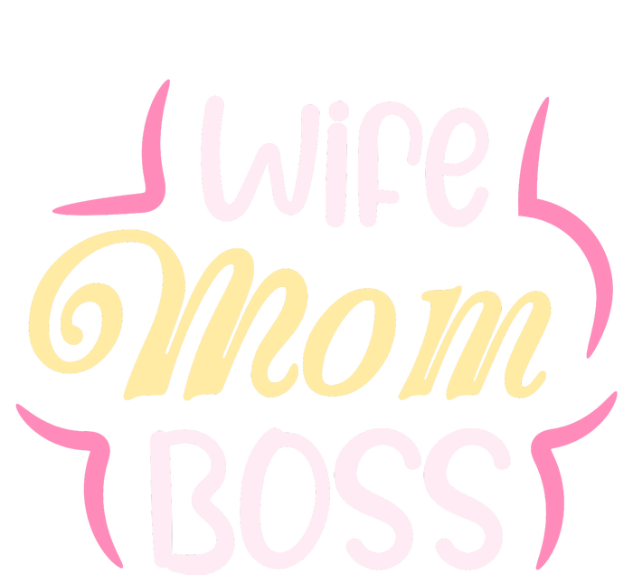 Wife Mom Boss T Sustainable Bucket Hat