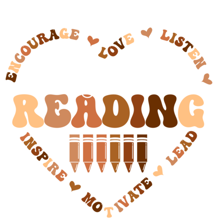 Afro African Black History Month Team Reading School Heart Cute Gift T-Shirt