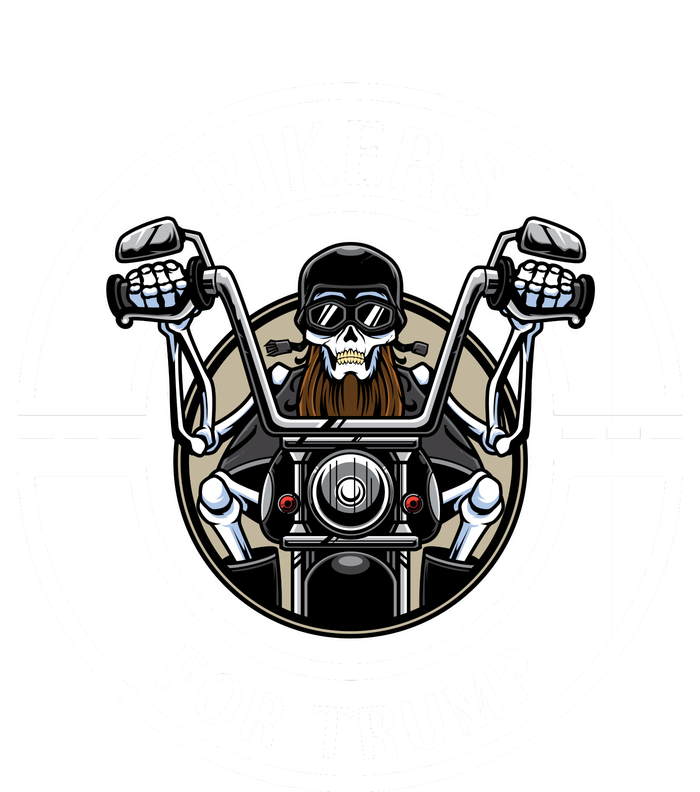 Bikers For Trump | Motorcycle Trump Long Sleeve Shirt