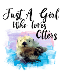 Watercolor Sea Otter Great Gift Who Loves Otters Gift Bumper Sticker