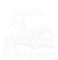 Wo California Beach My Place Of Happiness - Carpinteria Pajama Set