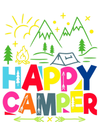 Happy Camper Camping Funny Gift Performance Sprint T-Shirt