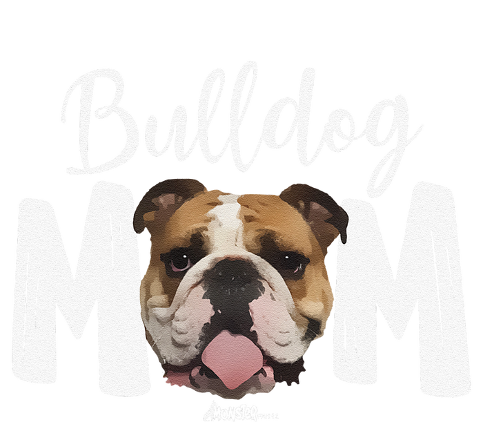 Cute English Bulldog Mom Top, Funny Dog Walking For Women Cooling Performance Long Sleeve Crew