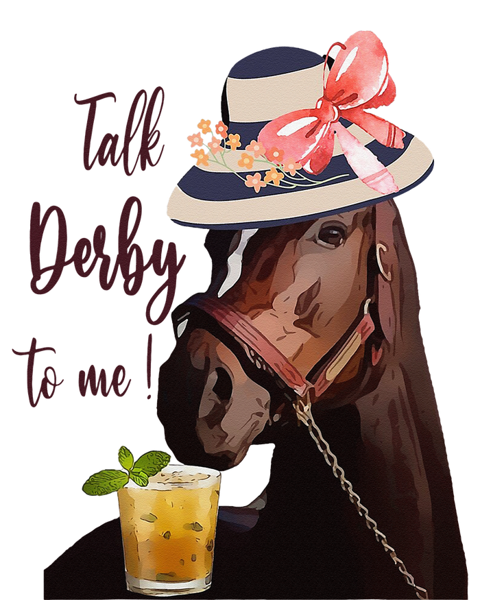 Talk Derby To Me Mint Juleps Derby Horse Racing Valucap Bio-Washed Visor