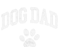 Dog Dad Vintage Distressed Design Funny Dog Paw Gift T-Shirt