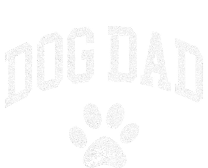 Dog Dad Vintage Distressed Design Funny Dog Paw Gift T-Shirt