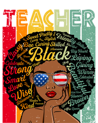 Black Teacher Afro Juneteenth Black History Month Gift T-Shirt