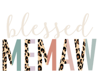 Blessed Memaw Cute Leopard Print Gift T-Shirt