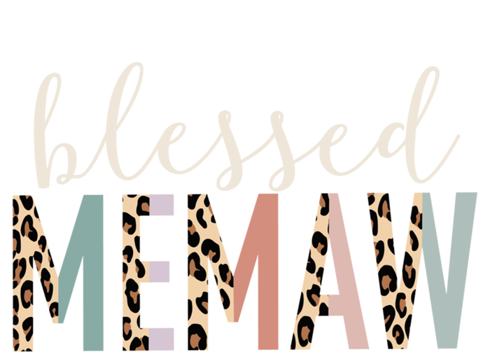 Blessed Memaw Cute Leopard Print Gift T-Shirt