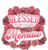 Blessed To Be Called Memaw Floral Cute Mothers Day Funny Gift Women's Racerback Tank