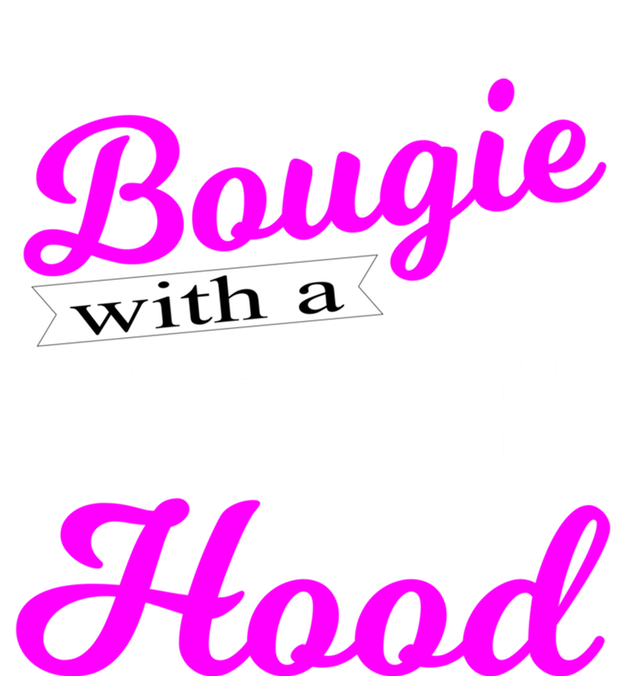 Bougie With A Little Bit Of Hood Proud Melanin Gift Cool Gift Sweatshirt Cinch Pack Bag