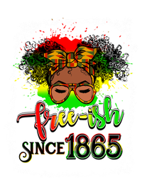 Freemeaningful Giftish Since 1865 Afro Messy Bun Afro Juneteenth Funny Gift Mousepad