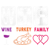 Wo Wtf Wine Turkey Family Happy Thanksgiving Day Funny Cool Gift Tie Dye Hoodie