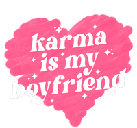 Karma Is My Boyfriend Pink Heart Kids Tie-Dye T-Shirt