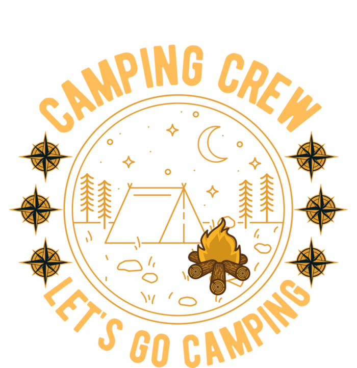 Camping Crew Let's Go Camping Vintage Camper Road Trip Gift T-Shirt