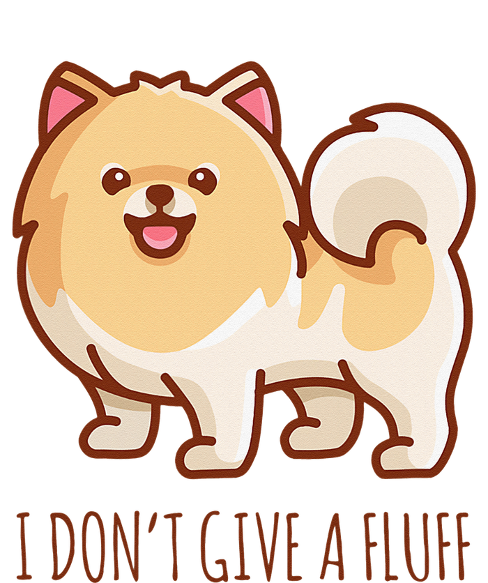 Cute Pomeranian Pom I don't give a fluff funny T-Shirt