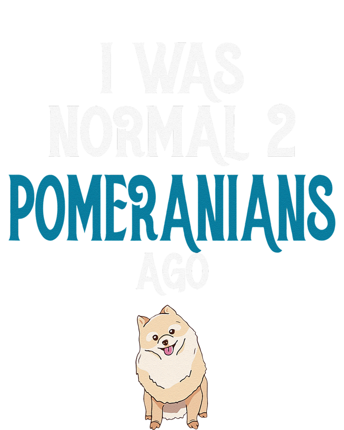 Pomeranian I was normal two Pomeranians ago Hooded Wearable Blanket