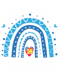 World Needs Minds Puzzle April Blue Rainbow Autism Awareness Funny Gift Tall Long Sleeve T-Shirt