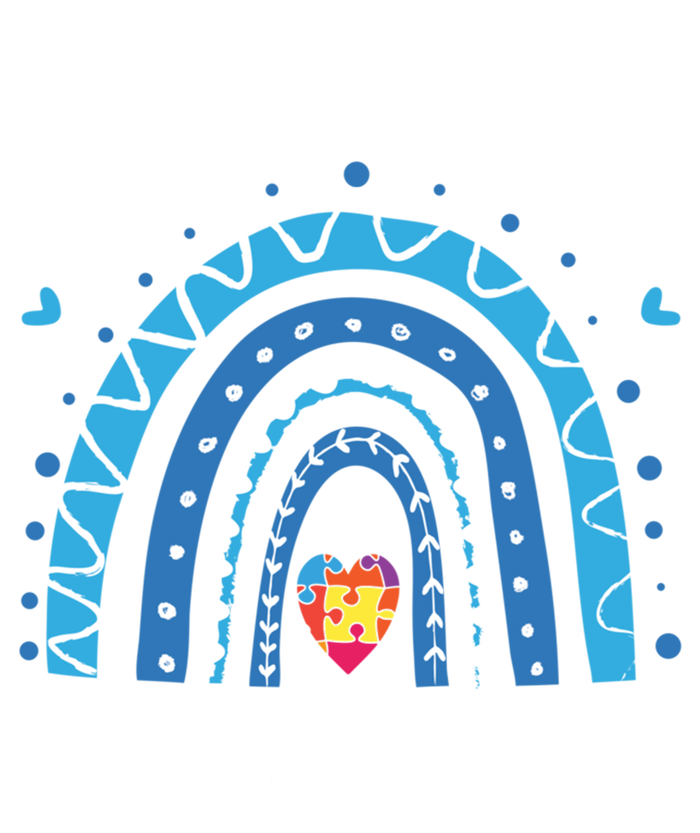 World Needs Minds Puzzle April Blue Rainbow Autism Awareness Funny Gift Tall Long Sleeve T-Shirt