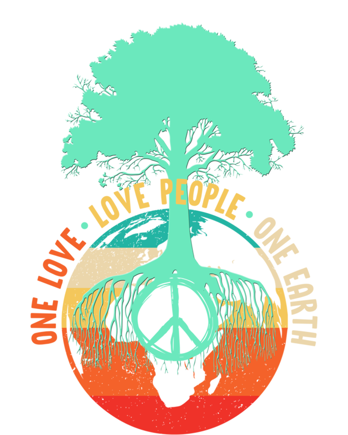 World Peace Tree Gift Love People Earth Day Gift Kids Hoodie