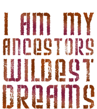 I Am My Ancestors Wildest Dreams For Funny Funny Gift Women's Long Sleeve Flannel Pajama Set 