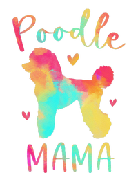 Poodle Mama Colorful Poodle Gifts Dog Mom Women's T-Shirt