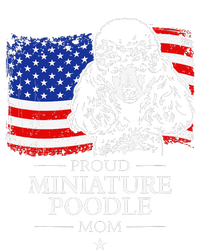 Proud Miniature Poodle Mom American Flag patriotic gift dog T-Shirt