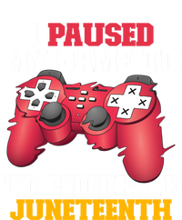 I Paused My Game To Celebrate Juneteenth Freedom Day Gift T-Shirt