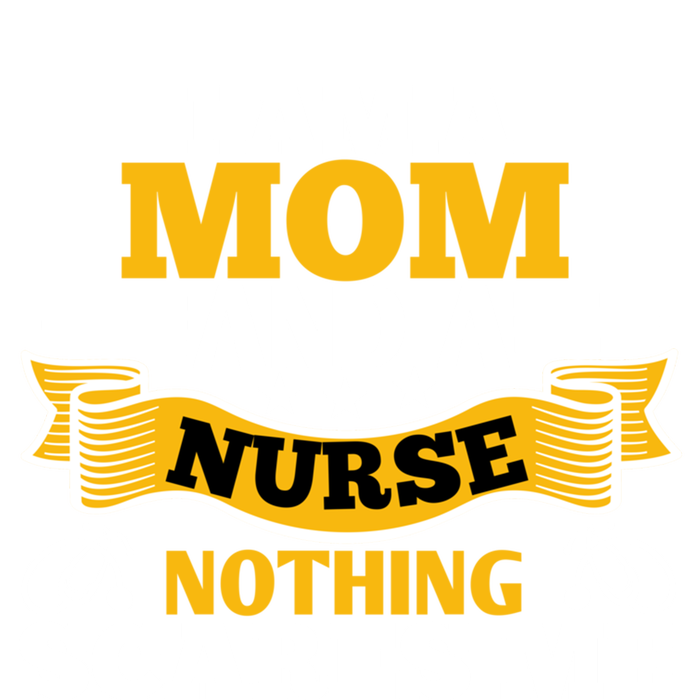 I'm A Mom And A Nurse Nothing Scares Me Nurses And Mothers Gift Ceramic Bell Ornament