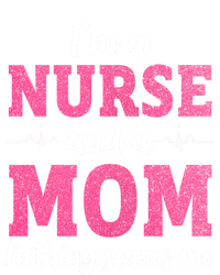 I'm A Nurse And A Mom Nothings Scares Funny Nursing Mother Gift Women's Tri-Blend 3/4-Sleeve Raglan Shirt