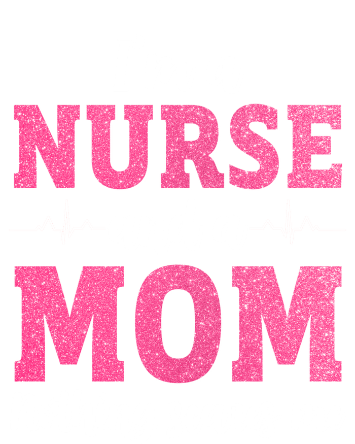 I'm A Nurse And A Mom Nothings Scares Funny Nursing Mother Gift Women's Tri-Blend 3/4-Sleeve Raglan Shirt