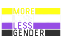 Non Binary Pride, NB More Love Less Gender, LGBTQ Nonbinary Tall Sweatshirt