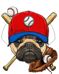 Baseball Player Coach Pug Dog Lover Pug Mom Catcher Pitcher Zip Tote Bag