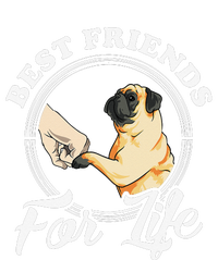 Pug Dog Lover Design Best Friends For Life Funny Pug Women's T-Shirt