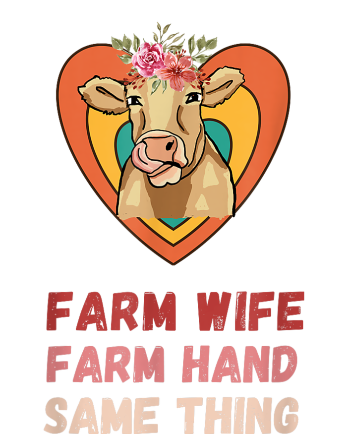 Farm Wife Farm Hand Same Thing, Funny Cow Tees Kids Sweatshirt