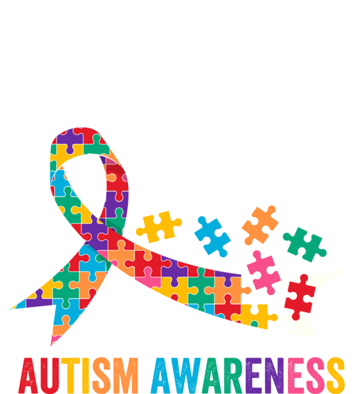 World Autism Awareness Day Month Acceptance Autism Rainbow Gift T-Shirt