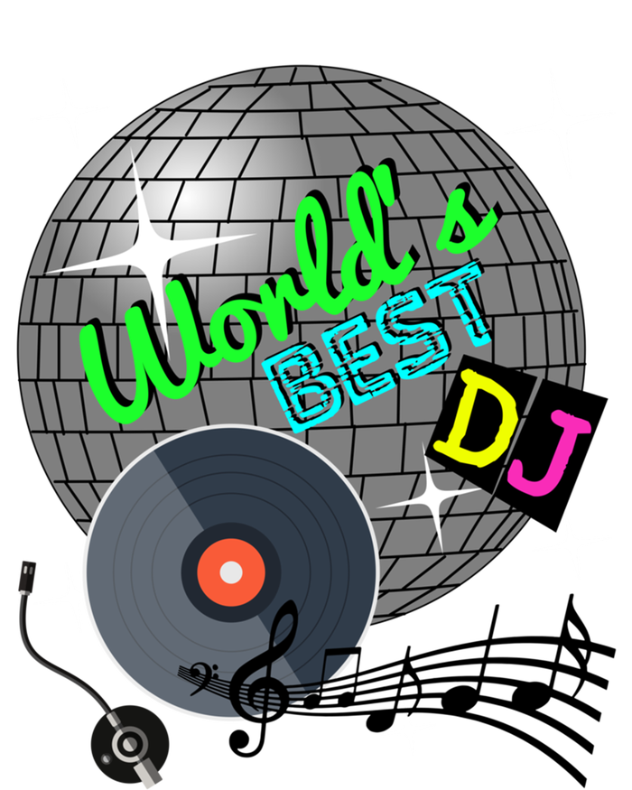 World's Best Dj Ever Rave Disco Dance Party Funny Music Gift Meaningful Gift Zip Tote Bag