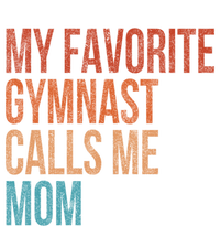 My Favorite Gymnast Calls Me Mom Funny Vintage Gymnastics Gift Sustainable Beanie