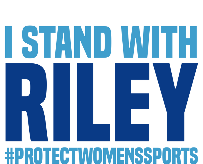 I Stand With Riley Gaines Protect Womens Sports Ceramic Oval Ornament