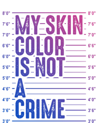 My Skin Color Is Not A Crime Black Pride History Month Gift Stripe Pom Pom Beanie