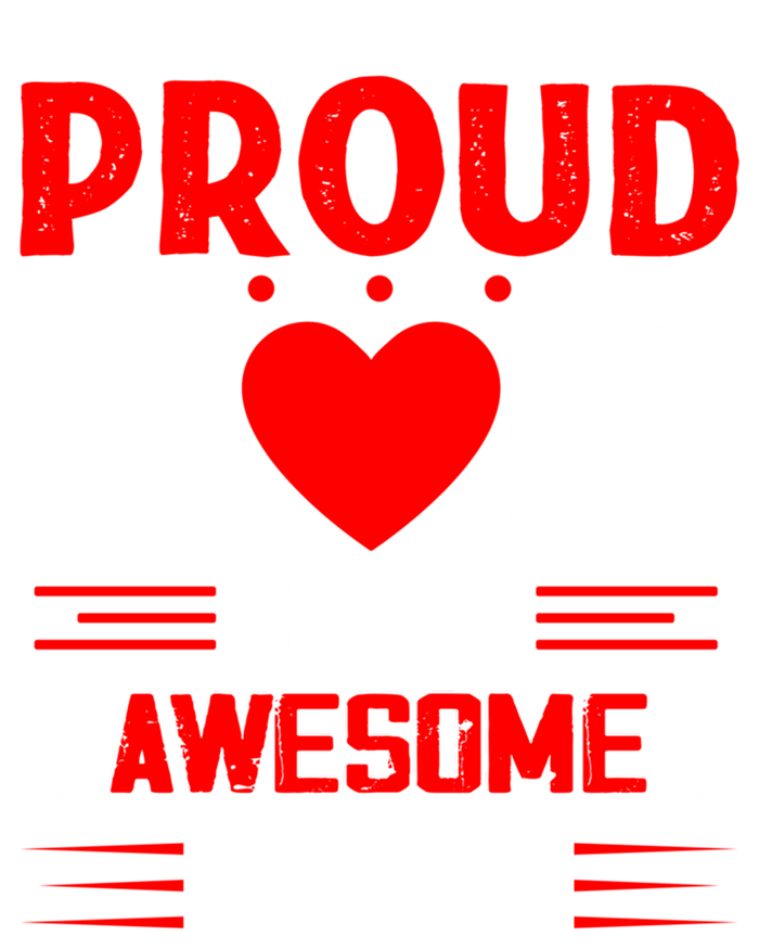 Proud Mom Of Two Awesome Mothers Day Best Mom Ever Meaningful Gift Kids Sweatshirt