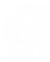 Proud Mom Of Two Awesome Great Gift Funny Mother's Day Cool Gift Kids Sweatshirt