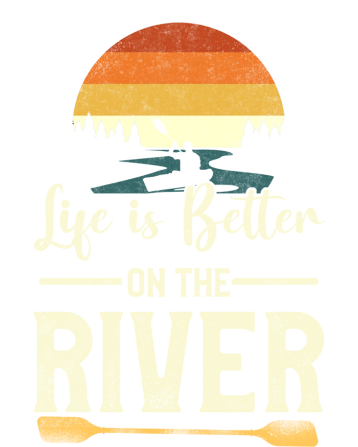 Retro Kayaking Life Is Better On The River Gift Tie Dye Hoodie