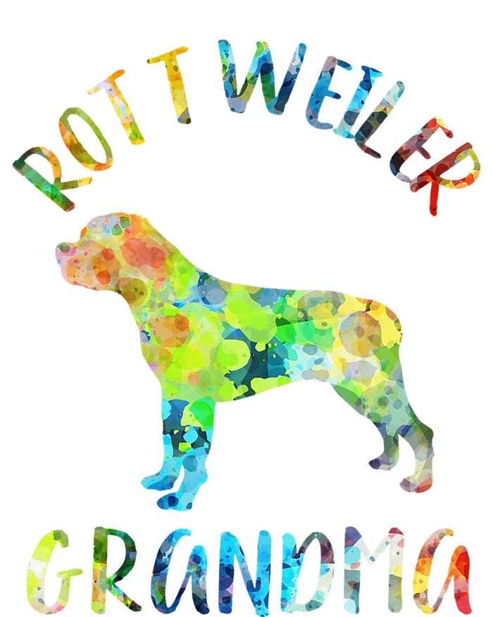 Rottweiler Grandma Rottie Grandma Funny Rottweiler Owner Tie Dye Hoodie