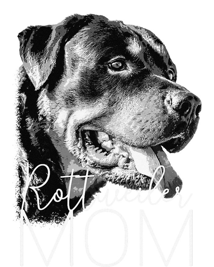 Rottweiler Mom Dog Women's Tri-Blend 3/4-Sleeve Raglan Shirt