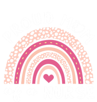 Stethoscope Rainbow Nurse Proud Mom Of A Nurse Gift Bumper Sticker