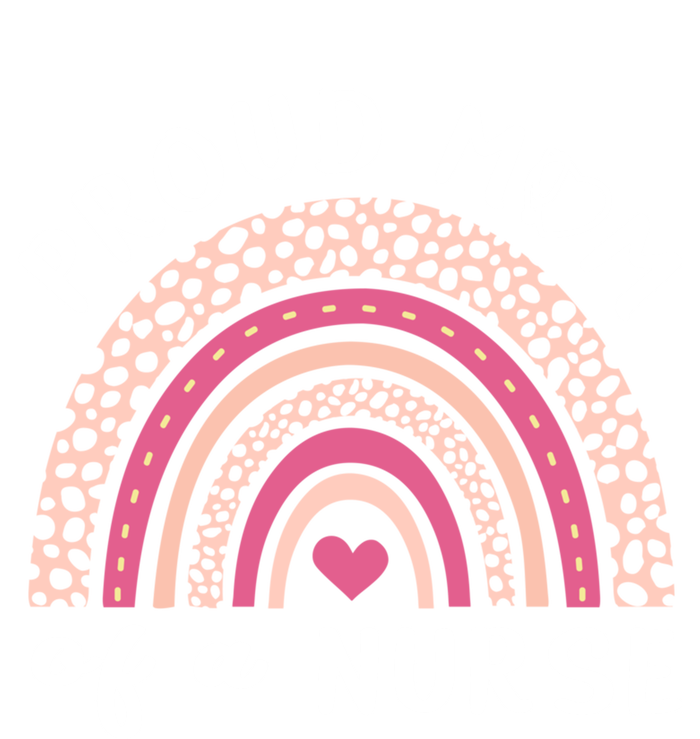 Stethoscope Rainbow Nurse Proud Mom Of A Nurse Gift Bumper Sticker