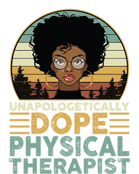 Unapologetically Dope Physical Therapist Black Nurse Mom Great Gift Women's V-Neck T-Shirt